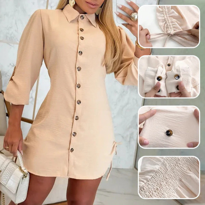 Elunara™ Lisa Button Dress