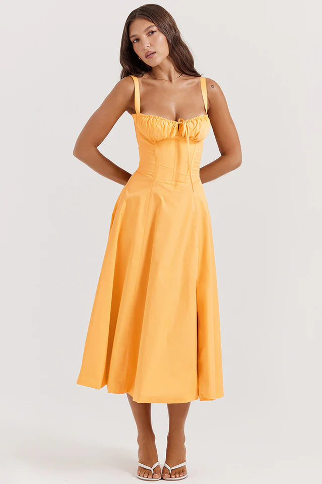 Velvié Milkmaid Dress