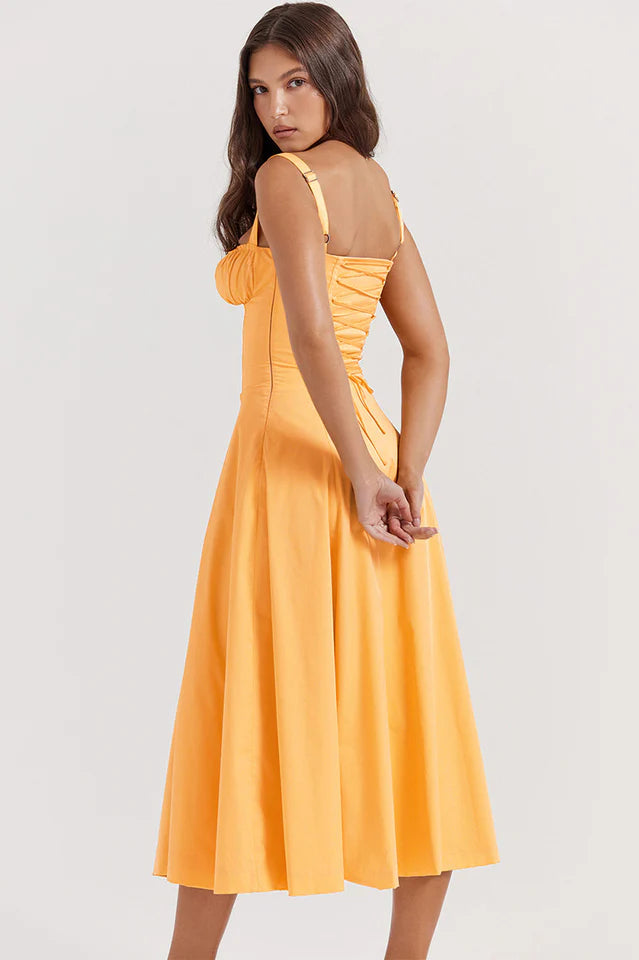 Velvié Milkmaid Dress