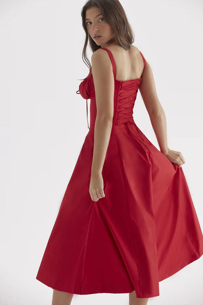Velvié Milkmaid Dress