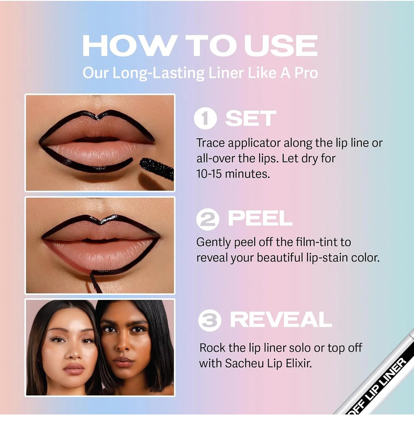 Peel-Off Lip Liner Stain (Sold Out 3x!)